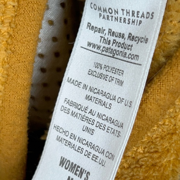 PATAGONIA RE-TOOL SNAP-T FLEECE PULLOVER WOMEN'S PRAIRIE GOLD MEDIUM - Picture 5 of 5